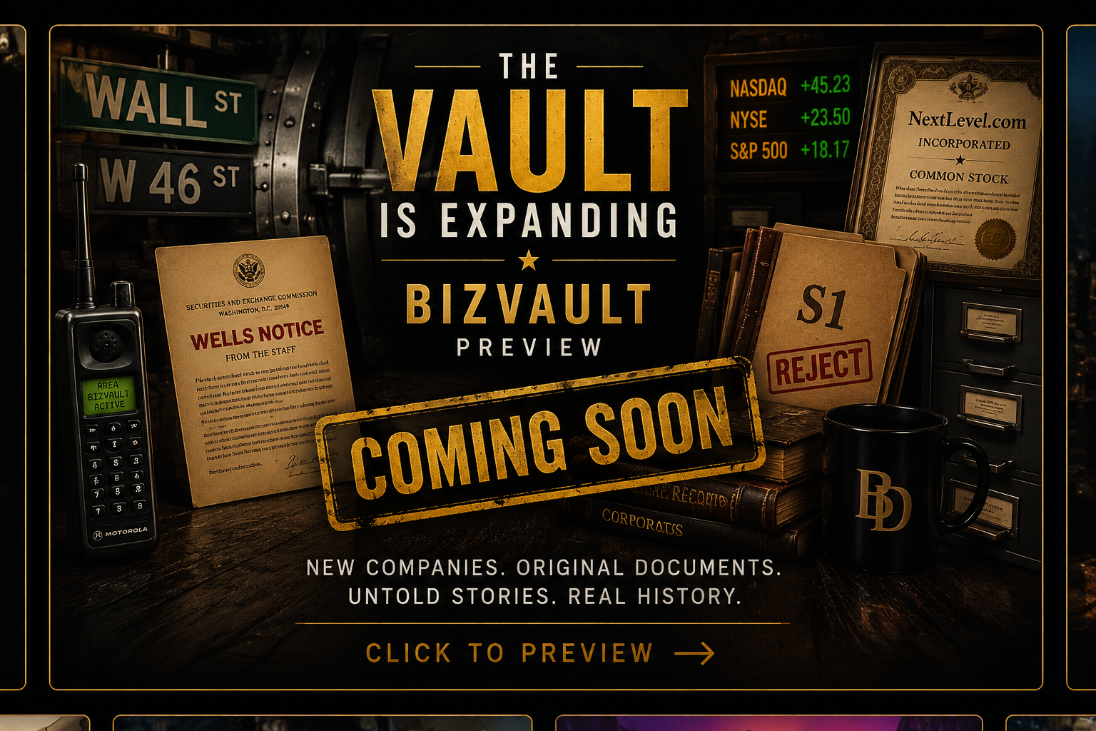 BizVault Preview graphic