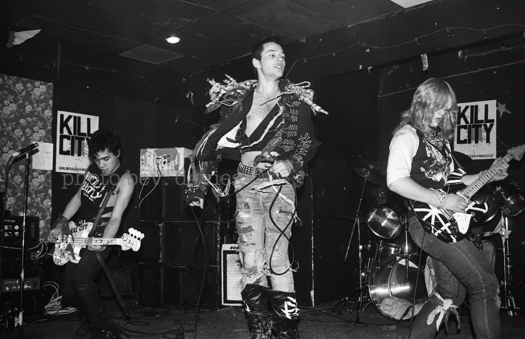Kill City performing on a small Vancouver stage