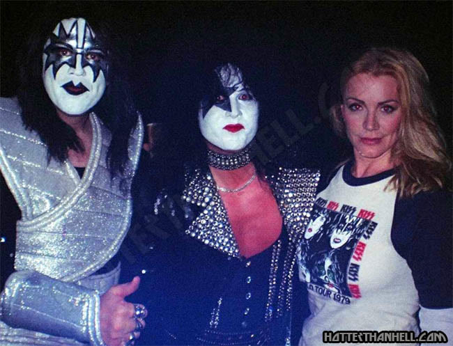 Scott McCluskey, Benny Doro, and Shannon Tweed posing together at the screening.