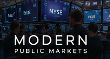 Modern public market trading screens
